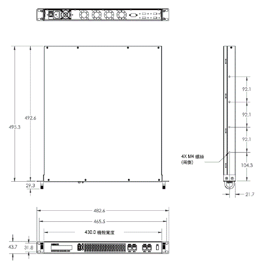 LD / HD 系列 外觀尺寸 6 