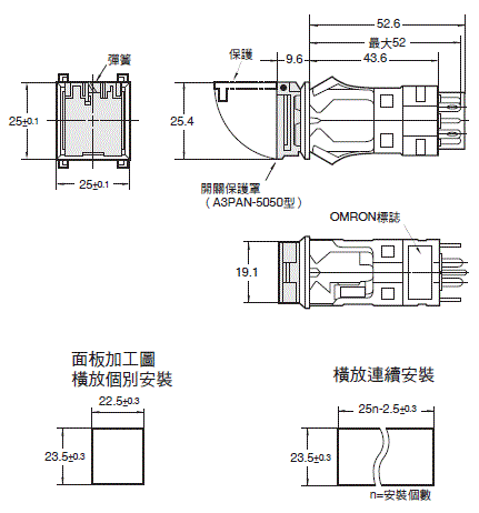 A3P 外觀尺寸 19 