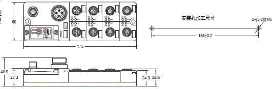 DRT2-[]D04CL(-1) / []D08C(-1) / []D08CL(-1) / []D16C(-1) / []D16CL(-1) 外觀尺寸 7 