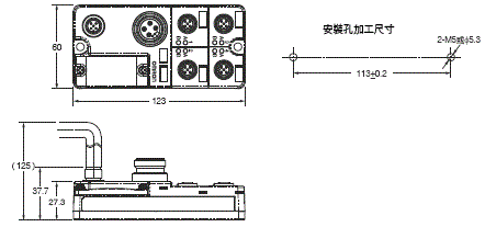 DRT2-[]D04CL(-1) / []D08C(-1) / []D08CL(-1) / []D16C(-1) / []D16CL(-1) 外觀尺寸 6 