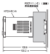 H7CX-R[]-N 外觀尺寸 7 