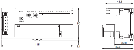 DRT2-[]D08(-1) / []D16(-1) 外觀尺寸 2 DRT2-ID16(-1)_Dim