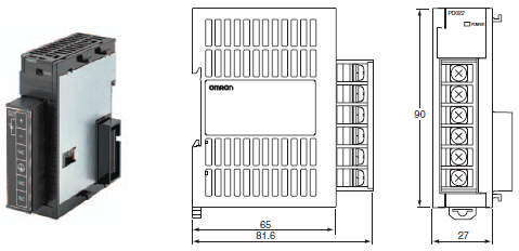 CJ1W-PA / PD 外觀尺寸 5 CJ1W-PA202_Dim