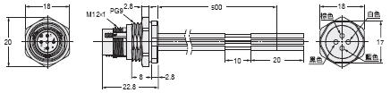 XS5 外觀尺寸 48 