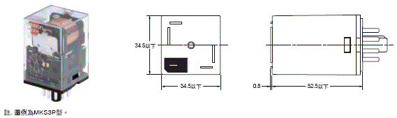 MK-S 外觀尺寸 2 