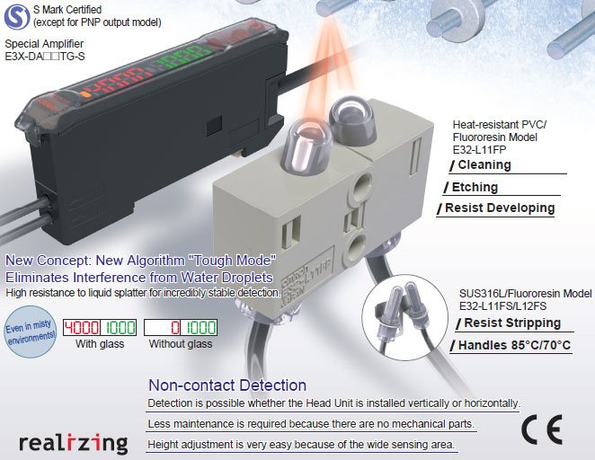 E32-L11FP / L1[]FS, E3X-DA[][]TG-S 特長 1 