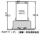 H7CX-A[]-N 外觀尺寸 14 