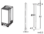 61F-AN / -APN2 外觀尺寸 3 