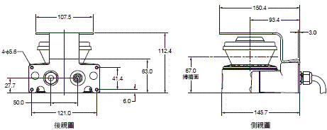 OS32C 外觀尺寸 3 