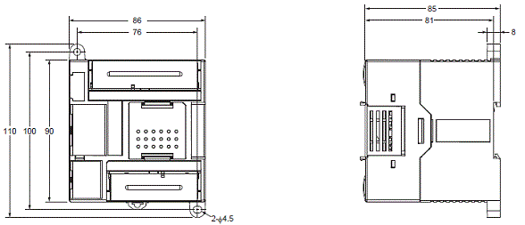 G9SP 外觀尺寸 1 