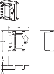 E5CN-HT 外觀尺寸 5 