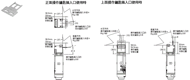 D4SL-N, D4SL-NSK10-LK[] 外觀尺寸 17 