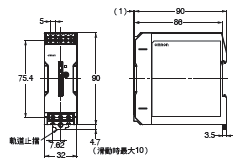 S8VK-G 外觀尺寸 2