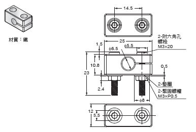 E2E(小徑型) 外觀尺寸 42 