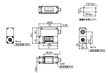 D6FZ-FGT 外觀尺寸 4 