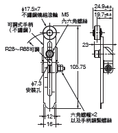 WL-N / WL 外觀尺寸 70 