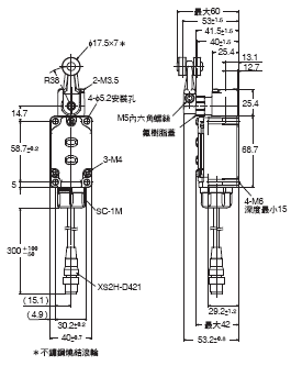 WL-N / WL 外觀尺寸 56 