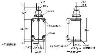 WL-N / WL 外觀尺寸 18 