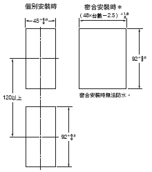 E5EC-T 外觀尺寸 3