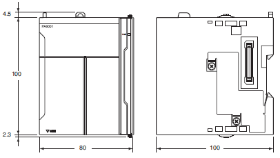 NX701-[][][][] 外觀尺寸 4 