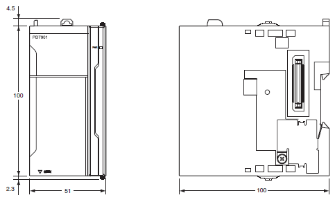 NX-PA / PD 外觀尺寸 2 