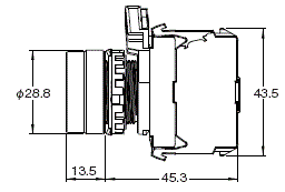 A22NN / A22NL 外觀尺寸 14 