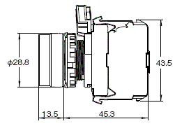 A22NN / A22NL 外觀尺寸 4 