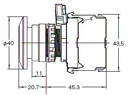 A22NN / A22NL 外觀尺寸 10 