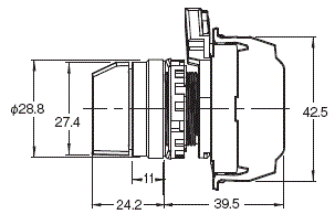 A22NS / A22NW 外觀尺寸 5 