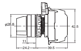 A22NS / A22NW 外觀尺寸 7 