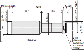 3Z4S-LE VS-TCH Series 外觀尺寸 3 