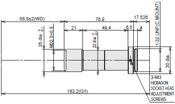 3Z4S-LE VS-TCH Series 外觀尺寸 5 