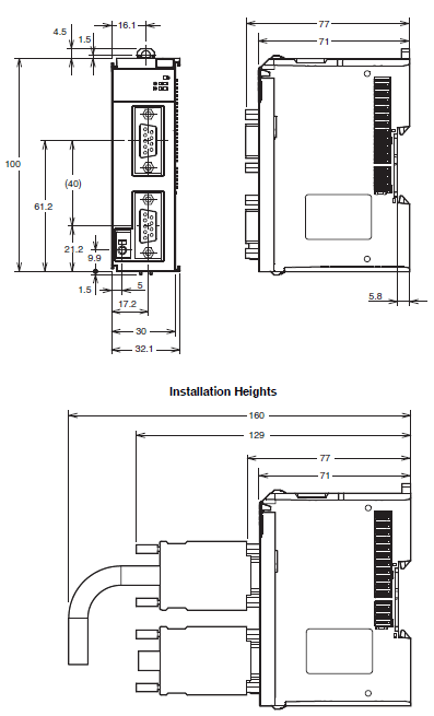 NX-CIF 外觀尺寸 2 