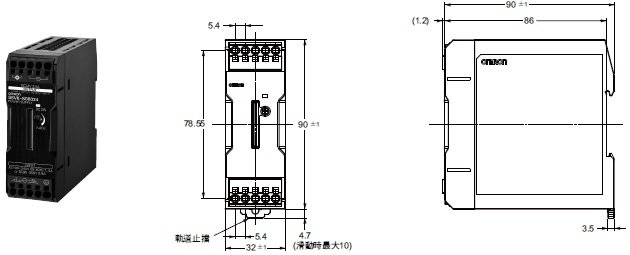 S8VK-S 外觀尺寸 1