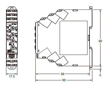 K8DT-AW 外觀尺寸 1 