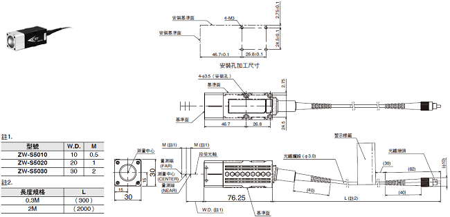 ZW-8000/7000/5000系列 外觀尺寸 19 