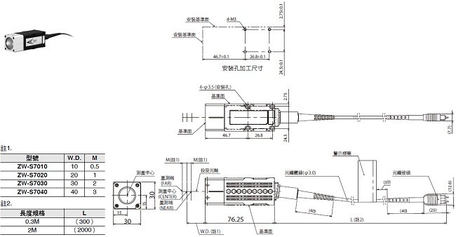 ZW-8000/7000/5000系列 外觀尺寸 11