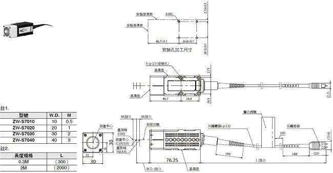 ZW-8000/7000/5000系列 外觀尺寸 11 