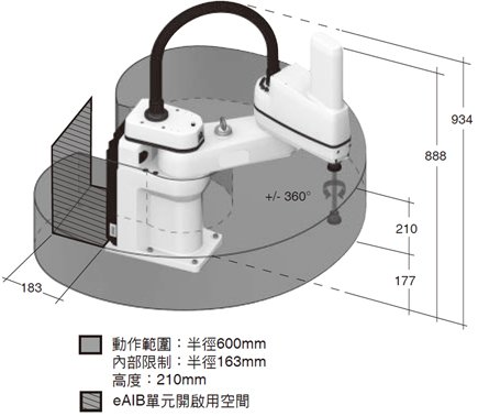 eCobra 600 Lite / Standard / Pro 外觀尺寸 1