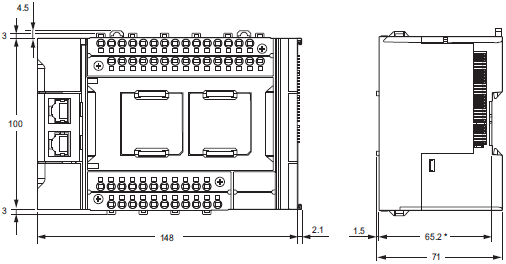 NX1P2 外觀尺寸 2 