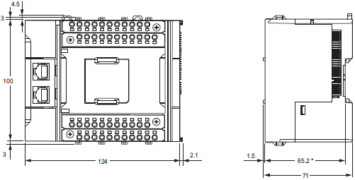 NX1P2 外觀尺寸 3 