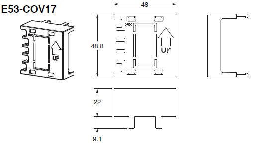 E5CD / E5CD-B 外觀尺寸 8 