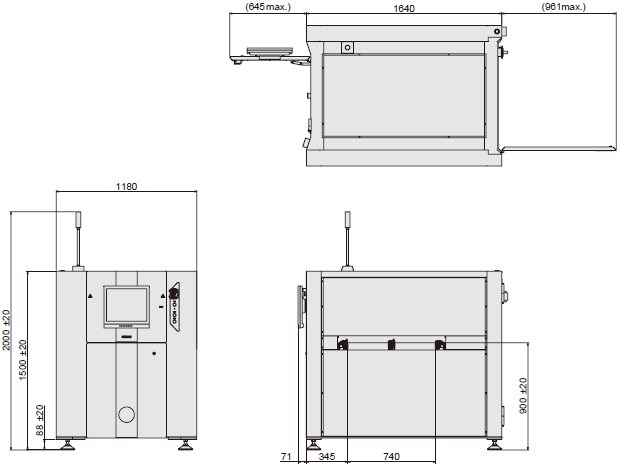 VT-S530 外觀尺寸 1 