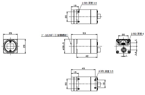 STC / FS 系列 外觀尺寸 4 