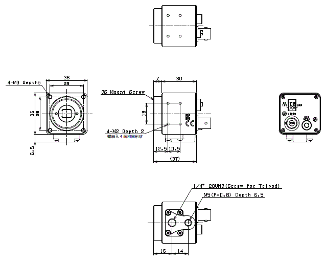 STC / FS 系列 外觀尺寸 56 