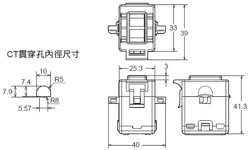 K6CM 外觀尺寸 5
