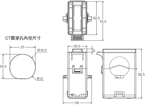 K6CM 外觀尺寸 9 