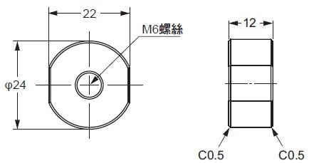 K6CM 外觀尺寸 19 