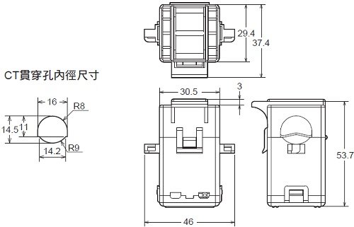 K6CM 外觀尺寸 7