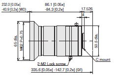 3Z4S-LE VS-LLD Series 外觀尺寸 1 